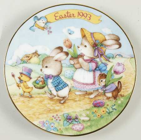 Easter Plate-Avon Easter Parade - No Box