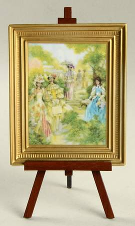 Avon Figurine Through The Years Picture-Procelain - Boxed