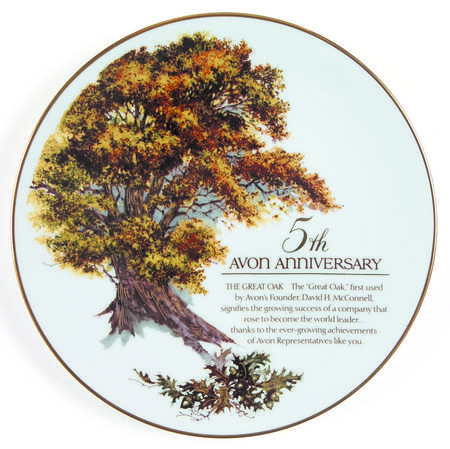Avon Plates 5th Anniversary-1987- - Boxed