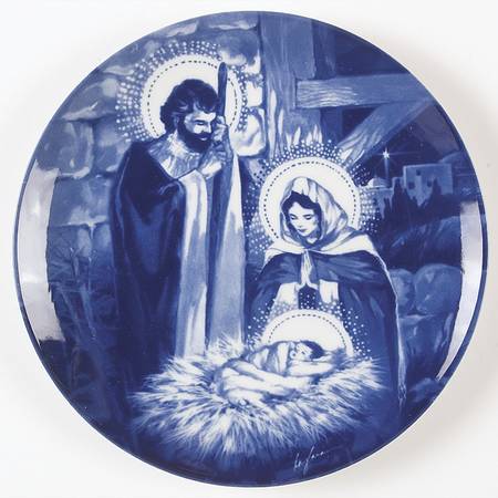 Avon Plates Holy Family - Boxed