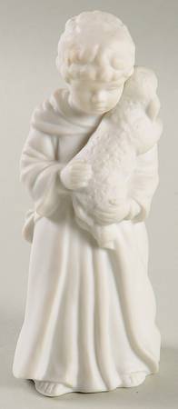Nativity-Avon Shepherd Boy Holding Lamb - No Box