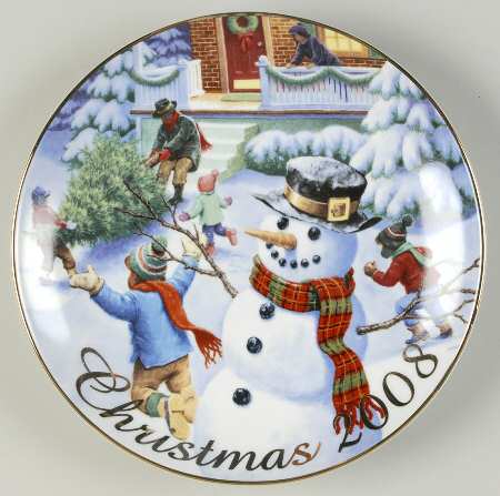 Christmas Plate Winter Memories - Boxed