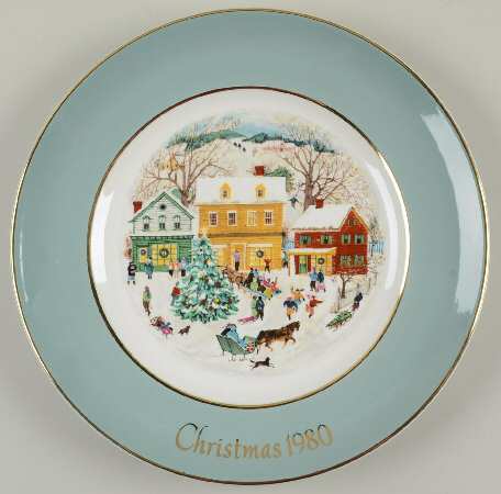 Christmas Plate Country Christmas - No Box