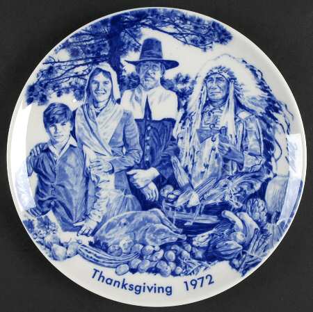 Thanksgiving Plate First Thanksgiving - No Box