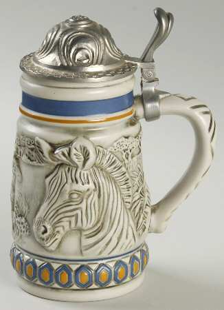 Miniature Avon Steins Mountain Zebra - Boxed