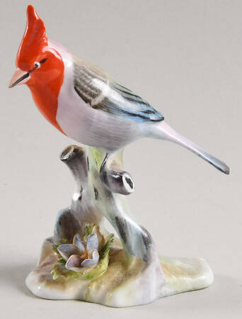 Bird Figurines-Royal Adderley Red Crested Cardinal Small - No Box