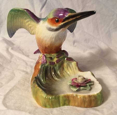 Bird Figurines-Royal Adderley Kingfisher - With Box 53