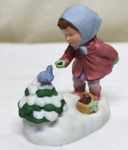 Christmas Figurine We Wish You A Merry Christmas - Boxed