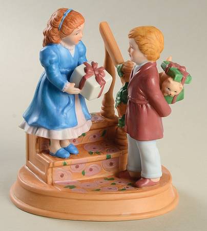 Christmas Figurine Celebrating The Joy Giving - No Box