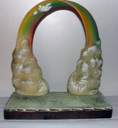 Anri Wood Carved Figurines Rainbow-Club Display - No Box