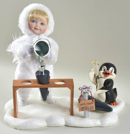 Snowbabies Collection Making Icicles - No Box