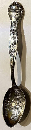 Alvin Silver Souvenir Spoon New Library Of Congress Washington, Dc - No Box
