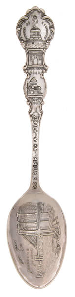 Alvin Silver Souvenir Spoon Greater New York - No Box