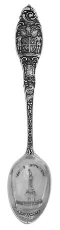 Alvin Silver Souvenir Spoon Battle Monument Baltimore - No Box
