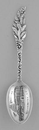 Alvin Silver Souvenir Spoon The Capitol-Washington Dc - No Box