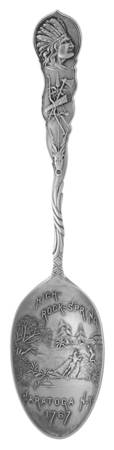 Alvin Silver Souvenir Spoon High Rock Spring-Saratoga, Ny  - No Box