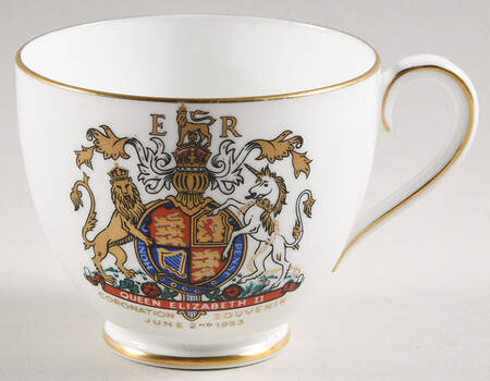 Adderley Royalty Giftware Elizabeth Ii Coronation Cup Only - No Box