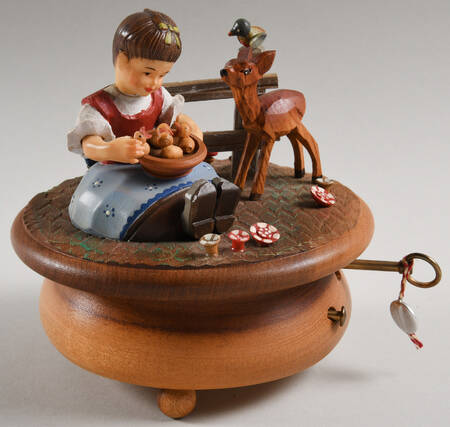 Anri Children-Music Box Hi Lilli Hi Lo - Boxed