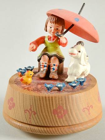 Anri Children-Music Box Raindrops Keep Falling On My Head - Boxed