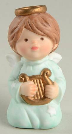 Heavenly Blessings Nativity Angel With Harp - No Box