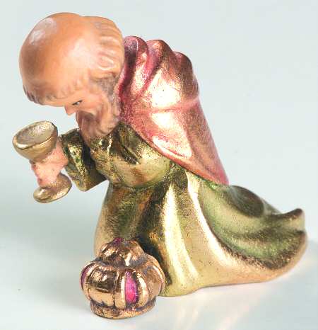 Ferrandiz Nativity-3" Gaspar-Kneeling King - No Box