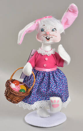 Analee Easter Dolls Girl Mom Bunny With Basket - No Box