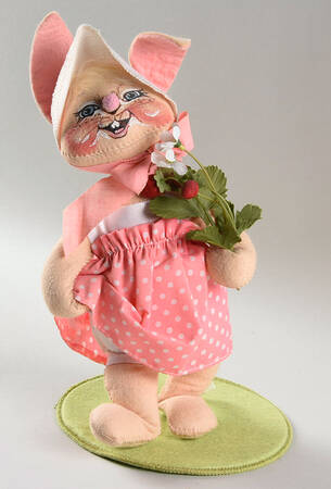 Analee Easter Dolls Country Girl With Strawberries - No Box