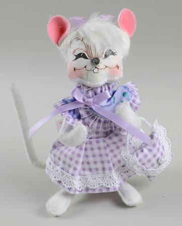 Easter and Spring Mice Spring Girl Mouse With Purse - No Box