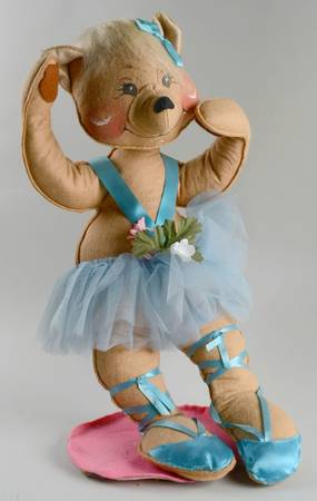 Analee Easter Dolls Ballerina Bear - No Box