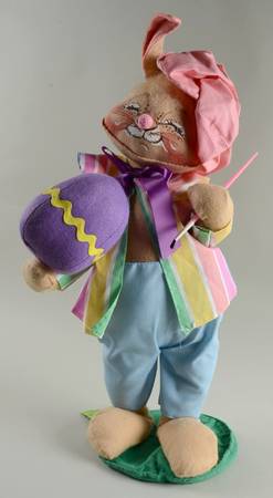Analee Easter Dolls Artist Bunny With Egg - No Box