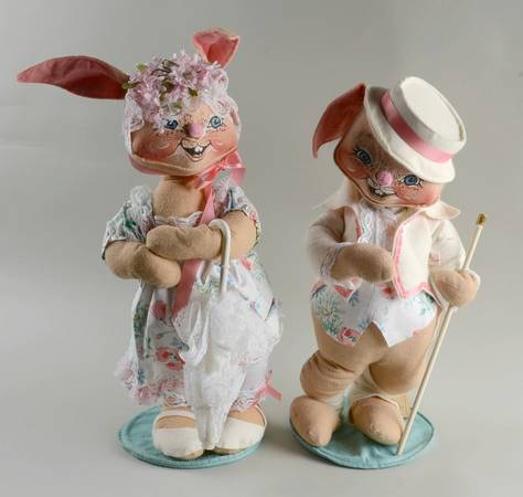 Analee Easter Dolls Easter Parade Couple  - No Box