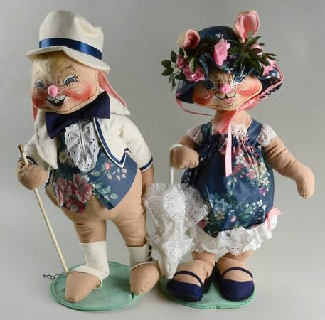 Analee Easter Dolls Easter Parade Couple  - No Box