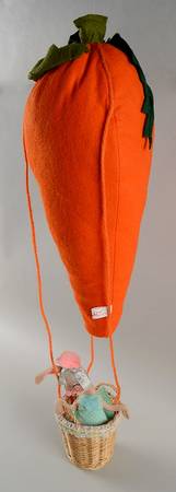 Analee Easter Dolls Carrot Balloon W/ Bunny Basket - No Box