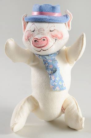 Analee Easter Dolls 1988 Easter Parage Boy Pig - No Box