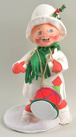 People Christmas Drummer Boy - White - No Box