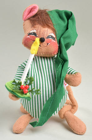 Christmas Mice Tuckered Boy Mouse - No Box