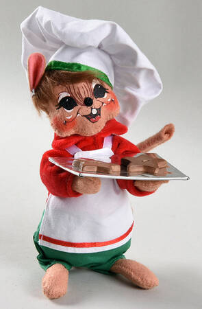 Christmas Mice Cookie Boy Chef - No Box