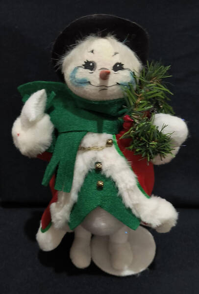 Annalee Christmas Doll Jinglebell Snowman - No Box 629