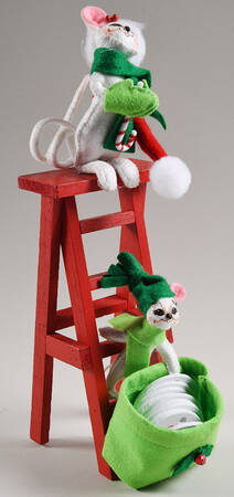 Christmas Mice Ladder Countdown - No Box