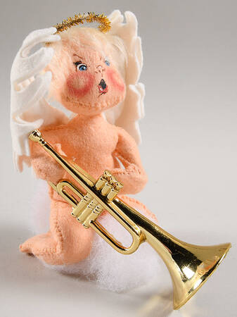 Annalee Christmas Doll Angel With Trumpet - No Box