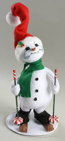 Annalee Christmas Doll Skiing Snowman - Nb726, No Box