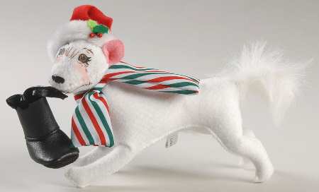 Annalee Christmas Doll Naughty Doggie - No Box