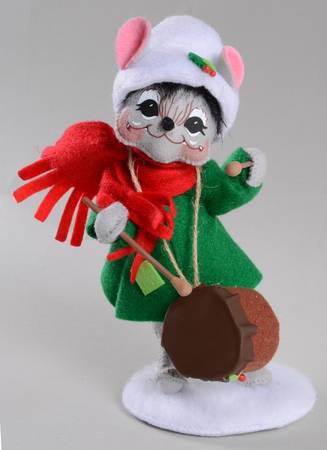 Christmas Mice Drummer Mouse - No Box