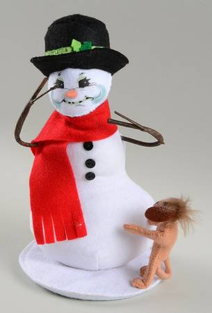 Annalee Christmas Doll Snowman's Best Friend - No Box