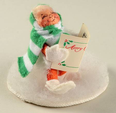 People Christmas Caroler Girl - No Box