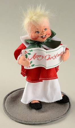 People Christmas Choir Girl With Blonde Hair - No Box