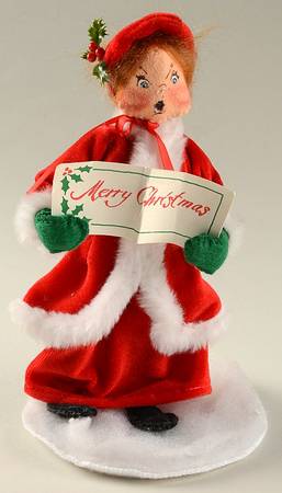People Christmas Woman Caroler - No Box