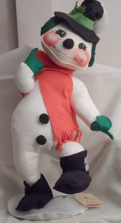 Annalee Christmas Doll Snowman - No Box