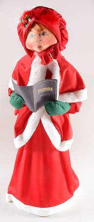 People Christmas Caroler Woman - No Box