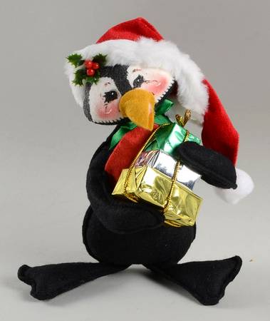 Annalee Christmas Doll Formal Delivery Penguin - No Box